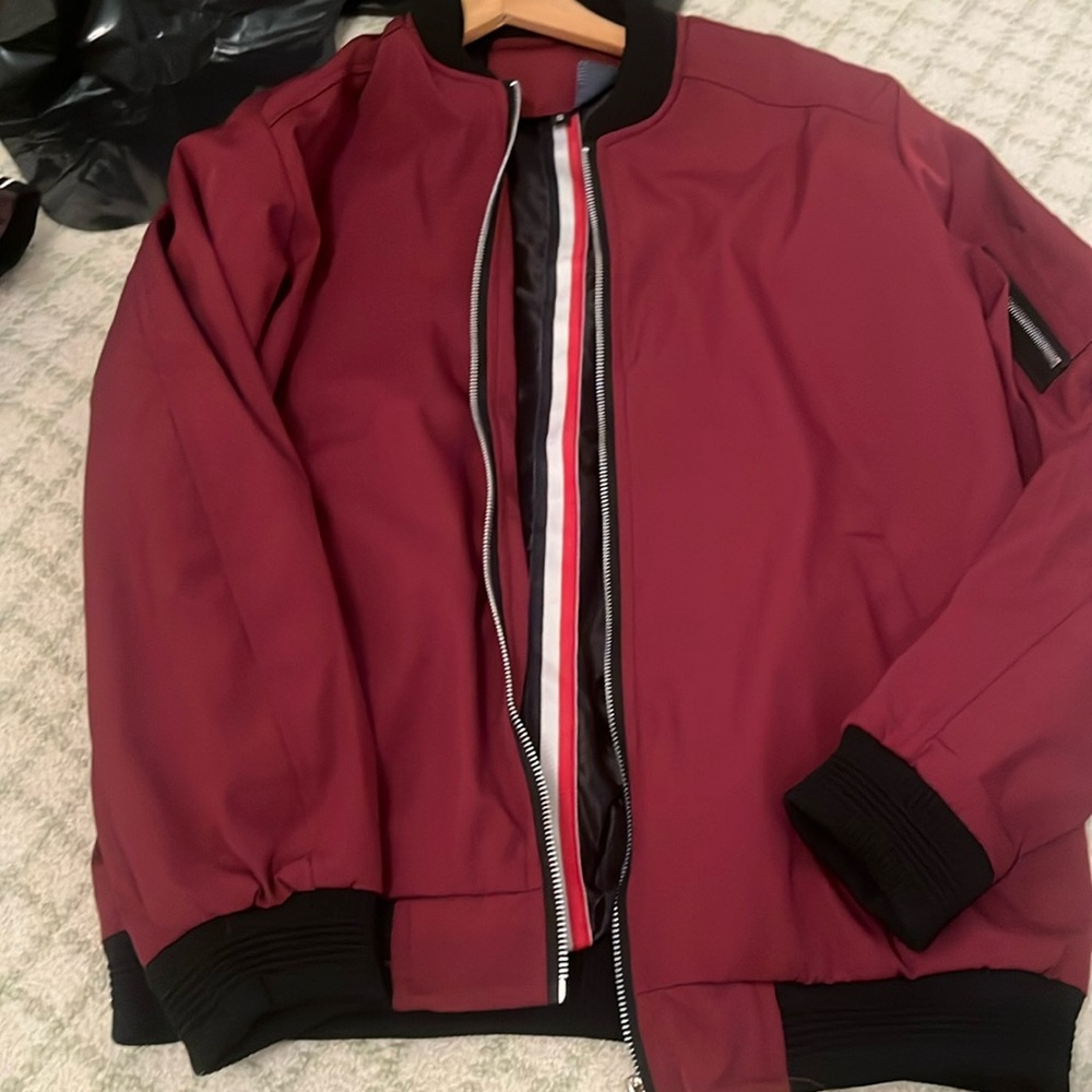 Red jacket